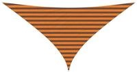 vidaXL Sonnensegel Sonnensegel Orange und Braun 3 x 3 x 4,24 m, (1-tlg)