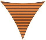 vidaXL Sonnensegel Sonnensegel Orange und Braun 2 x 2 x 2 m 100 % Polyester Oxford,