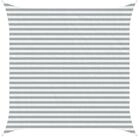 vidaXL Sonnensegel Sonnensegel Hellgrau und Wei&szlig; 3,6 x 3,6 m, (1-tlg)