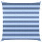 vidaXL Sonnensegel Sonnensegel Blau und Wei&szlig; 6 x 6 m HDPE, (1-tlg)