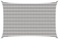 vidaXL Sonnensegel Sonnensegel Hellgrau und Wei&szlig; 3 x 4,5 m HDPE, (1-tlg)