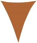 vidaXL Sonnensegel Sonnensegel Orange und Braun 4 x 5 x 5 m 100 % Polyester Oxford,