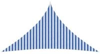 vidaXL Sonnensegel Sonnensegel 4,5 x 4,5 x 4,5 m HDPE, (1-tlg)