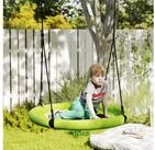 AIYAPLAY Einzelschaukel Nestschaukel &Oslash;98 cm Verstellbar bis 100 kg,...
