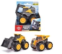 Dickie Toys Spielzeug-Traktor Volvo - Baustellenfahrzeug - Monster Truck - 1 St&uuml;ck