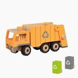 goki Spielzeug-M&uuml;llwagen M&uuml;llwagen Eco, (Packung, 3-tlg., 3 er set), mit