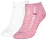 Calvin Klein Sneakersocken CK WOMEN SNEAKER PELERINE (2 Paar) mit kleinem Rollbund,