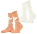 Burlington Socken Everyday Mix 2-Pack Socken (2-Paar) aus weicher gek&auml;mmter