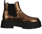 STEVE MADDEN STEVE MADDEN Stiefelette Leder/Textil Plateaustiefelette braun 39 EU