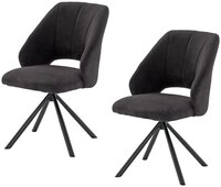 Jockenh&ouml;fer Gruppe Drehstuhl Fabrizio (Set, 2 St), 4-Fuss-Stuhl, inklusive