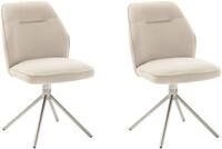 MCA furniture 4-Fu&szlig;stuhl (Set, 2 St), 180&deg; drehbar