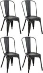 CLP Stapelstuhl Benedikt (4er Set, 4 St), stapelbar