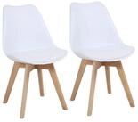 SVITA Esszimmerstuhl MATS (2er Set), K&uuml;chenst&uuml;hle, Holz, mit Lehne,...
