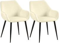 CLP Esszimmerstuhl Luena (2er Set, 2 St), Stoff- oder Samt, bis 150 kg