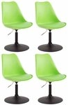 CLP Esszimmerstuhl Meverick Kunststoff (4er Set, 4 St), dreh-&verstellbar