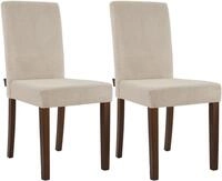 CLP Esszimmerstuhl Ina (2er Set, 2 St), Cordbezug, gepolstert mit R&uuml;ckenlehne