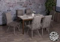 MCW Esszimmerstuhl MCW-G55-S-C6 (Set, 6 St), R&uuml;ckenlehne mit Ziernaht