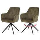 MCW Esszimmerstuhl MCW-L79-S (2er-Set), Abgerundete Formgebung mit Ziern&auml;hten,...