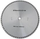 BAMATO Kreiss&auml;geblatt 700 mm 64 HM-Z&auml;hne S&auml;geblatt f&uuml;r Wipps&auml;ge /...