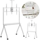 Maclean TV-St&auml;nder MC-114 Wagen TV-Trolley-St&auml;nder mit 55-100'' TV-Halterung,...