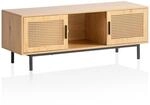 Wohnling Lowboard WL6.832 120 cm TV Schrank Holz Eiche Fernsehkommode Wiener...