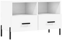 vidaXL TV-Schrank TV-Schrank Wei&szlig; 80x36x50 cm Holzwerkstoff (1-St)