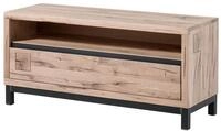 Massivmoebel24 TV-Board VILLANDERS (Massivholz), TV-Board Wildeiche 120x40x56...