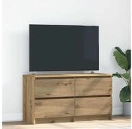 vidaXL TV-Schrank NA TV-Schrank Artisan-Eiche 100x35x54 cm Holzwerkstoff