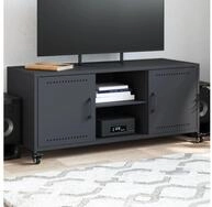 vidaXL Schrankmodule TV-Schrank Anthrazit 100,5x39x43,5 cm Stahl