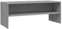 vidaXL TV-Schrank TV-Board Grau Sonoma 100x40x40 cm Holzwerkstoff