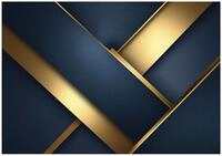 Wallarena Fototapete Abstrakt Golden - Mehrfarbig - Modern - Vlies -...