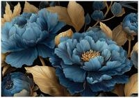 Wallarena Fototapete Blumen Vlies, 5-teilig, Schlafzimmer, glatt, (5 St), 250x175cm