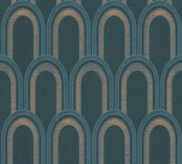 Architects Paper Vliestapete Architects Paper Arcade, Art Deco, petrol, blau...