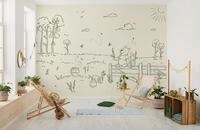 Komar Kindertapete Disney Winnie the Pooh Bee at One with Nature, glatt, bedruckt,
