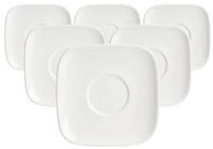 Ritzenhoff & Breker Untertasse Arena Espressountertassen &oslash; 12 cm 6er Set, (6...