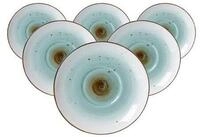 Ritzenhoff & Breker Untertasse Cosmo Espressountertassen &oslash; 11 cm 6er Set, (6 St)