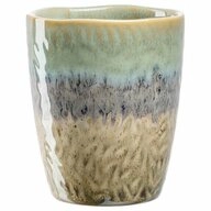 LEONARDO Becher Matera, Gr&uuml;n, Anthrazit, Beige, Keramik