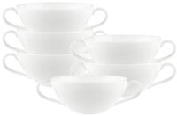 Villeroy & Boch Suppenteller Anmut Suppentassen 250 ml 6er Set, (6 St)