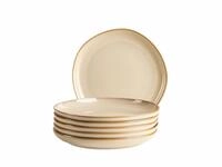 M&Auml;SER Dessertteller Cordelia, Teller Set aus Steinzeug, (6 St), Geschirr-Set