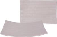 CreaTable Servierplatte Banana Leaf, Steinzeug, (Set, 2-tlg), Servier Set,