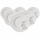 Villeroy & Boch Fr&uuml;hst&uuml;cksteller Manufacture Rock blanc Mickey Mouse, (6 St)
