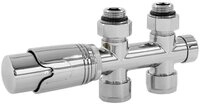 LuxeBath Heizk&ouml;rperthermostat Ventil-Armaturen Multiblock Mittelanschluss