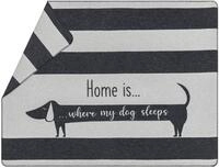 DAVID FUSSENEGGER Hundematte Haustierdecke Decke Hundedecke Dog Dackel grau 100...