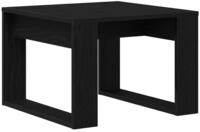 vidaXL Couchtisch Couchtisch Schwarz Eichen-Optik 50 x 50 x 35 cm Holzwerkstoff
