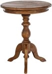CLP Beistelltisch Wiva (1er), runder Tisch aus Mindiholz, 50 cm Durchmesser
