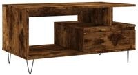 vidaXL Ablagetisch, Couchtisch R&auml;uchereiche 90x49x45 cm Holzwerkstoff