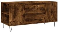 vidaXL Couchtisch Couchtisch R&auml;uchereiche 102x44,5x50 cm Holzwerkstoff (1-St)