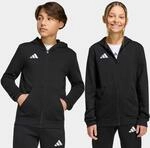 Kapuzensweatshirt ADIDAS PERFORMANCE "ENTRADA26 FULL ZIP KIDS", Kinder, Gr. 176,