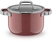 WMF Kochtopf Fusiontec Mineral Pro, Kochtopf mit Deckel, 20 cm, Rose Quartz,