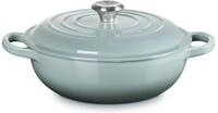 LE CREUSET Br&auml;ter Stew Pot Signature rund sea salt 22cm, Emailliertes Gusseisen